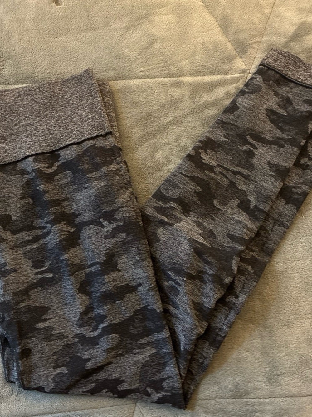 Gymshark Camouflage Lounge Leggings - Gray